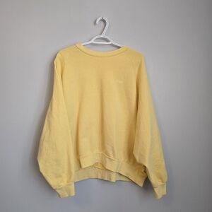 Levi's Yellow Crew Neck Sweater